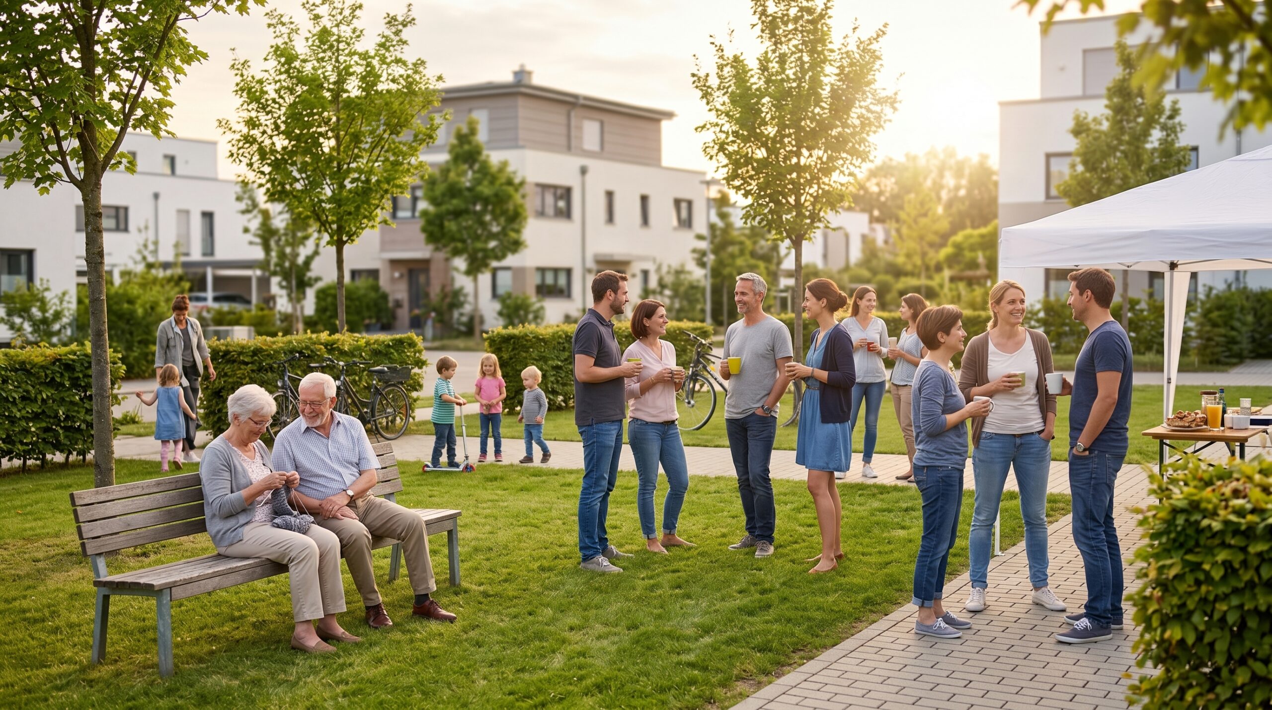 Community-Gathering im Park